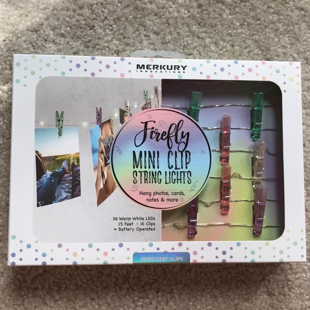 Mini clip string lights